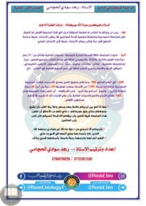 ملزمة مراجعة مركزة احياء رعد سوادي الحچامي السادس العلمي 2026 PDF ملزمة مراجعة مركزة احياء رعد سوادي الحچامي السادس العلمي 2026 PDF
