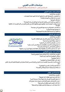 ملزمة مراجعة مركزه ادب نور باجلان السادس الاعدادي 2026 PDF